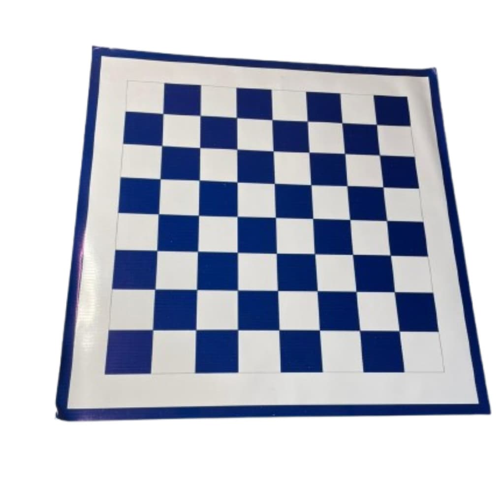 Tabuleiro de Xadrez em Lona 45x45 cm - Azul