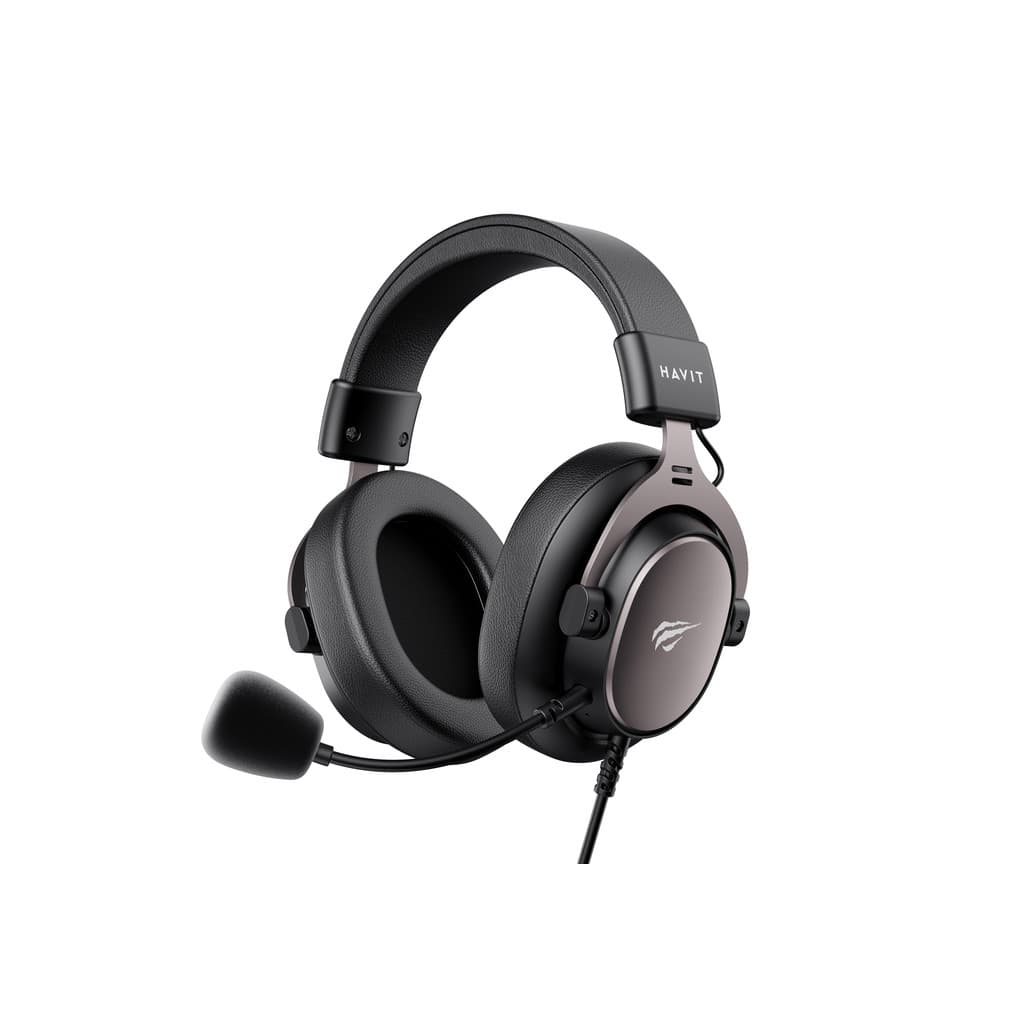 Headset Gamer Havit H2015SE Preto/Ocre