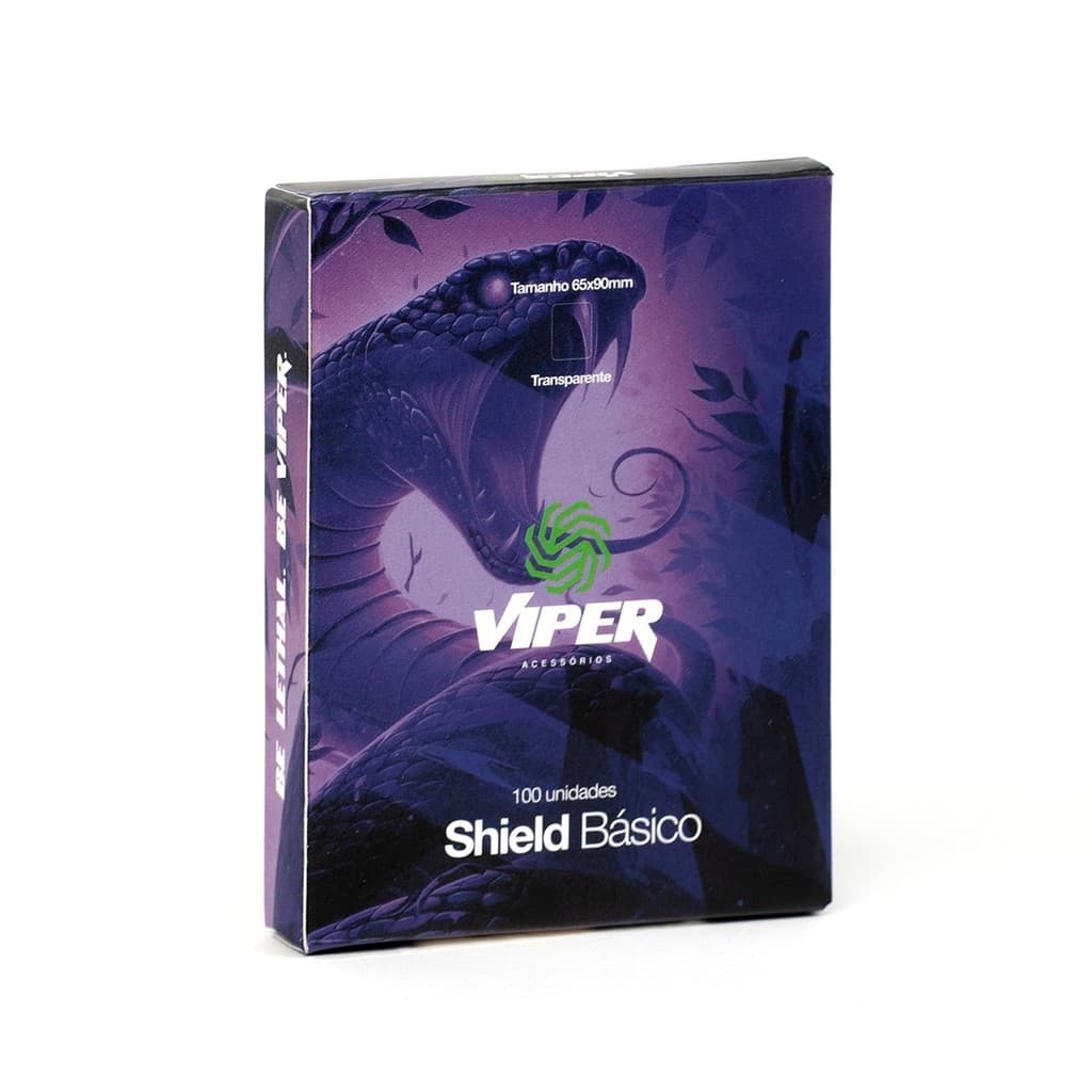 Shield Viper Básico 100 sleeves padrão Pokémon TCG Magic