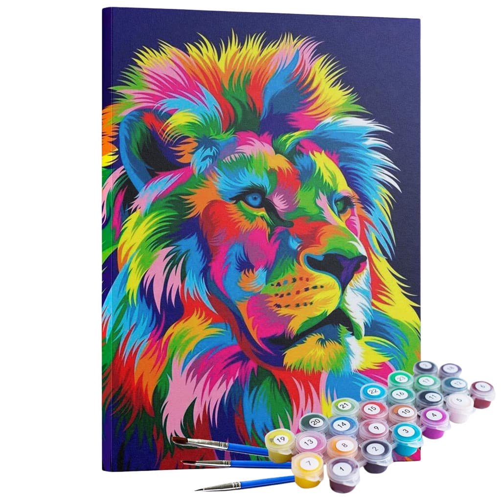 Kit Pintura Terapêutica - O Leão