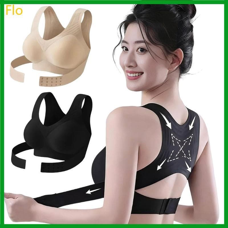 Flo Back Sutiã Forro Cobertura Fechamento Posturas Feminino