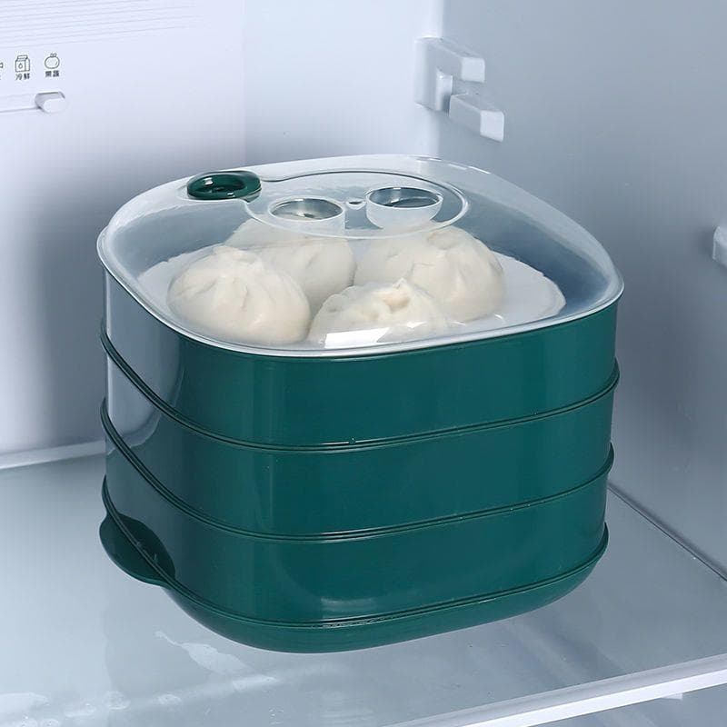 Forno de microondas utensílios dedicados caixa de vapor recipiente de aquecimento a vapor placa de vapor pães cozidos no