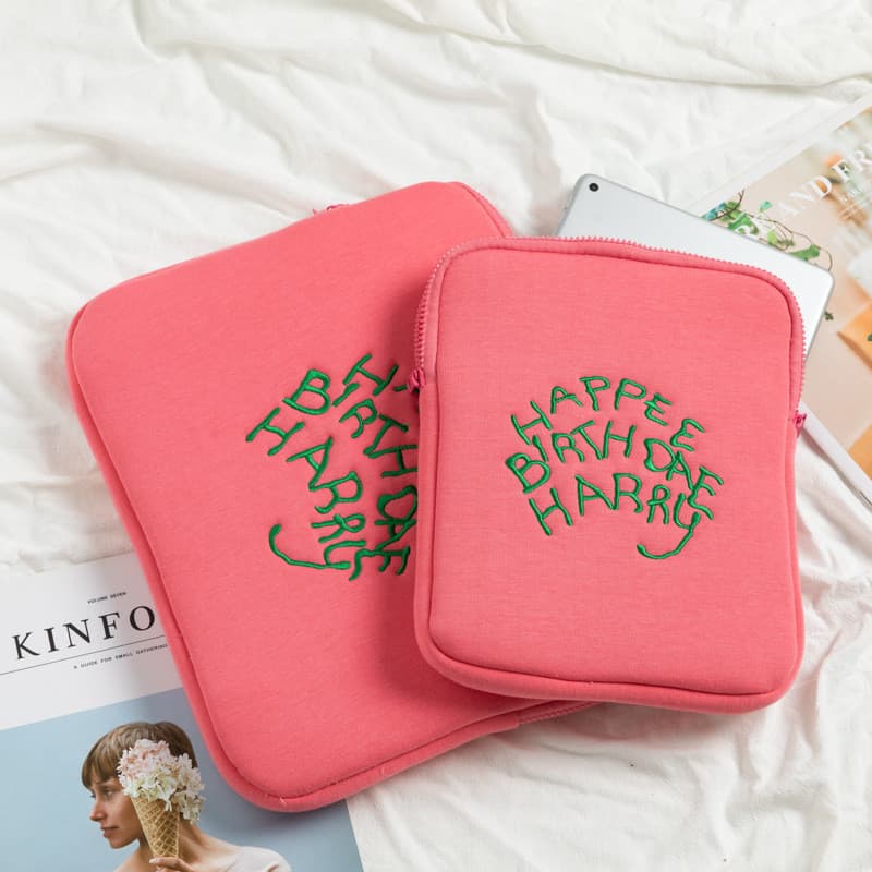 Capa protetora para IPad Tablet PC 11 polegadas 13 polegadas versão coreana Harry Potter Boro Hegg rosa