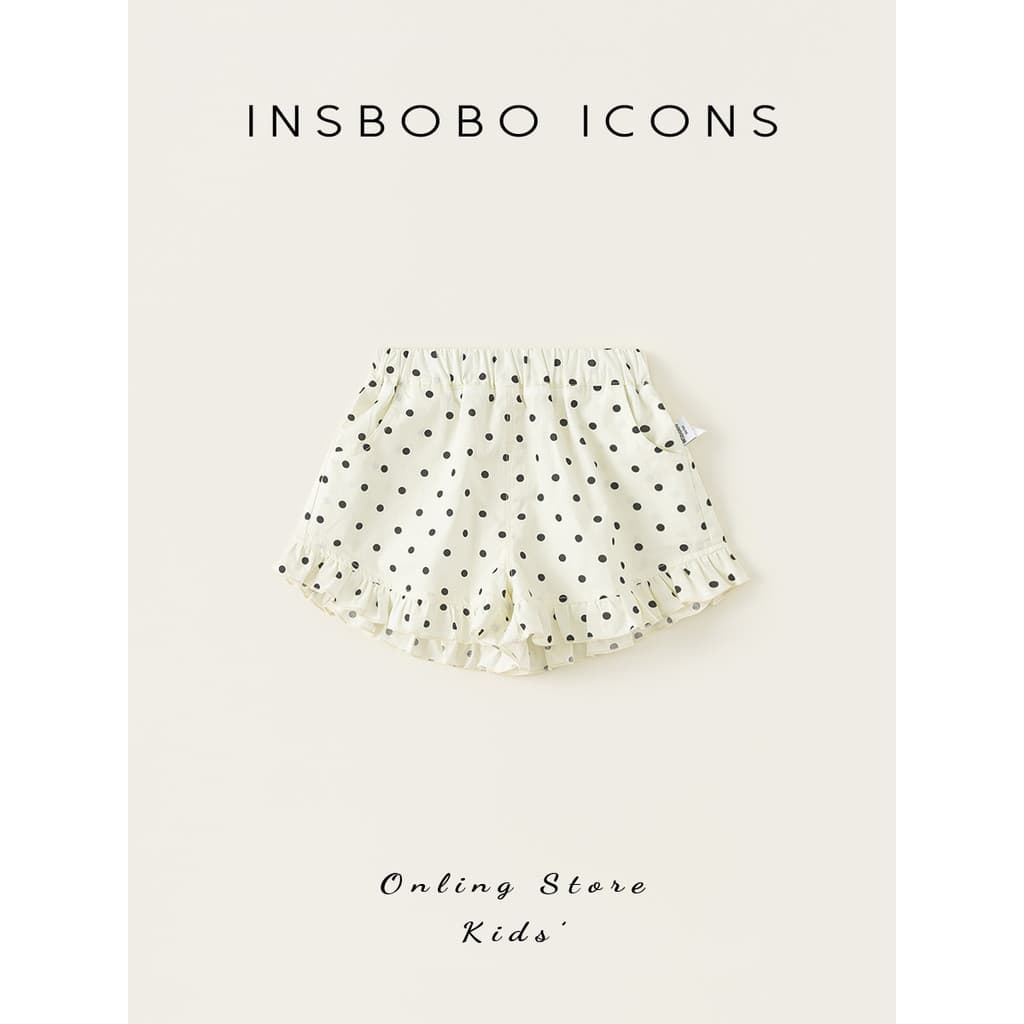 INSbobo calças para meninas verão estilo fino bebê menina Shorts bebê verão roupas infantis bolinhas início do verão Wea