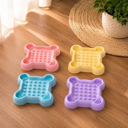 Comedouro Lento Cães Alimentação Saudável Controle Peso Material Resistente 195cm - Sortido