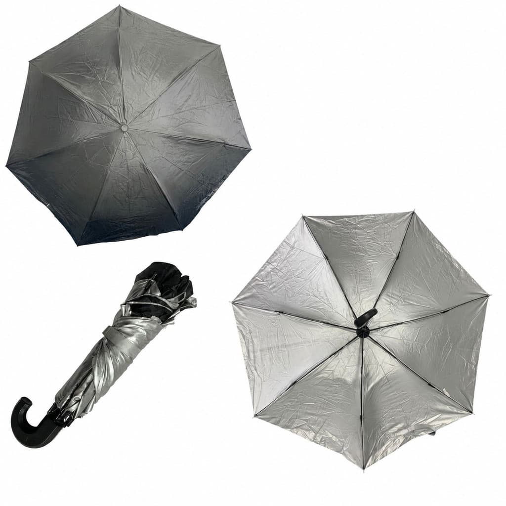 Guarda-Chuva Blackout Proteção UV Impermeável Dobrável Compacto