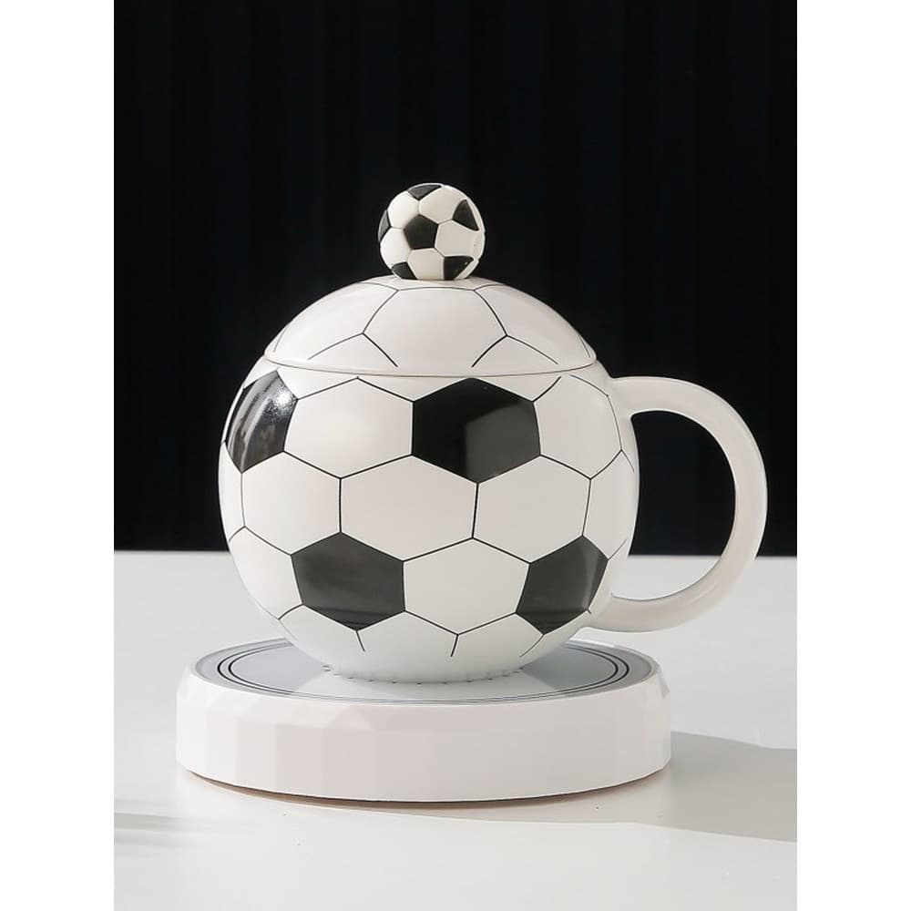 [Frete grátis] Copo de água Caneca Xícara de café Copo de água de futebol Desenho animado Copo de água fofo Copo térmico