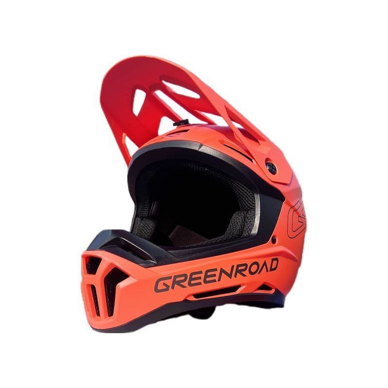 Qionghai City Wuqiao Comercial Co., Ltd. Capacete completo Green Road X2 Capacete para motocicleta Off-road; Ventilação