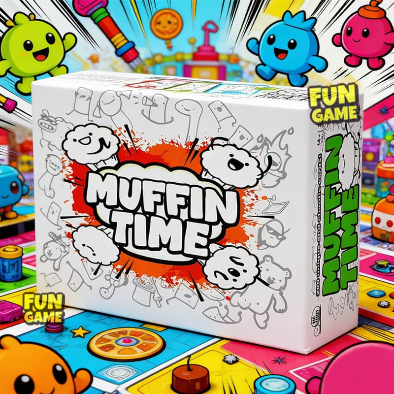 Muffin Time-Jogo De Cartas Hilariante Para Família E Festa , Diversão Rápida A Noite Do