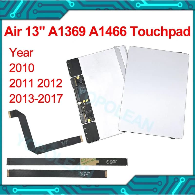 Touchpad Trackpad Original para Macbook Air 13" A1369 A1466 com Cabo, Anos 2010 2011 2012 2013 2014 2015 2017