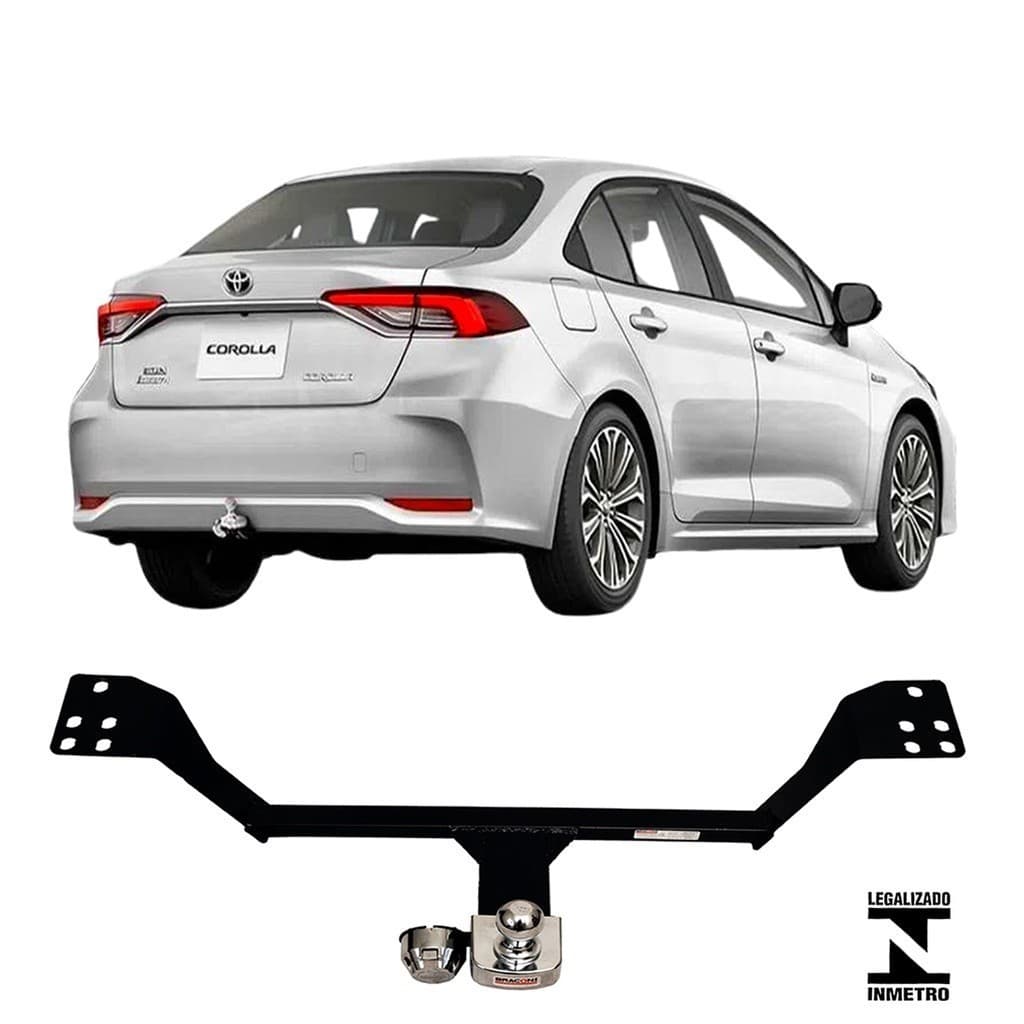 Engate Reboque Rabicho Fixo Corolla 2020 2021 2022 2023 2024 500Kg  de  Rabicho Inmetro