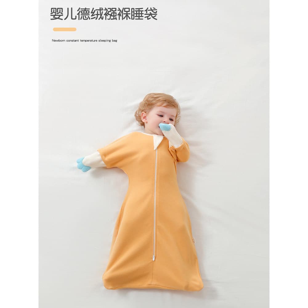 Bebê anti-susto saco de dormir outono inverno estilo alcance Swaddle estilo grosso anti-risco capa facial 0-6 meses bebê