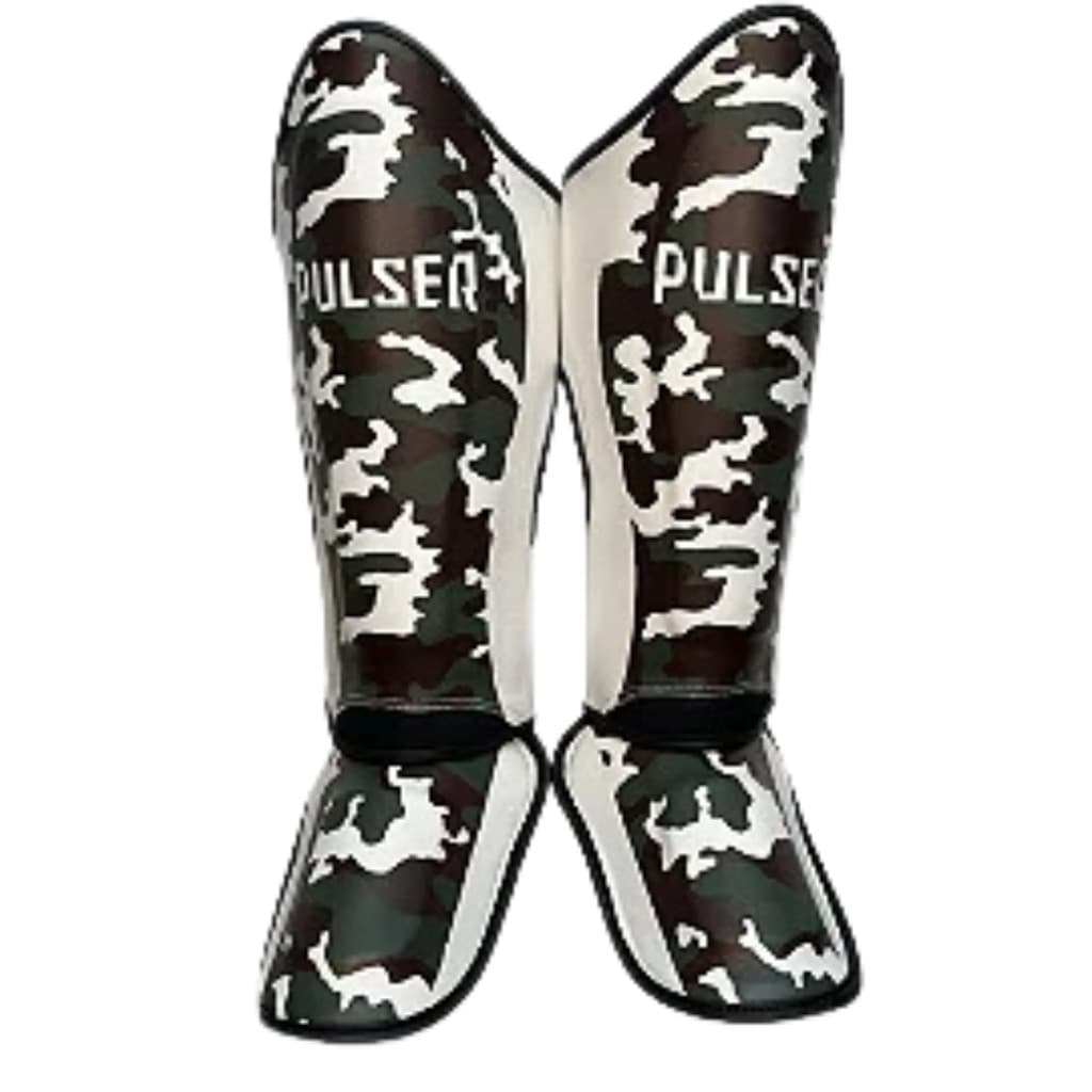 Caneleira Muay Thai Kickboxing MMA Camuflada Pulser - 30mm