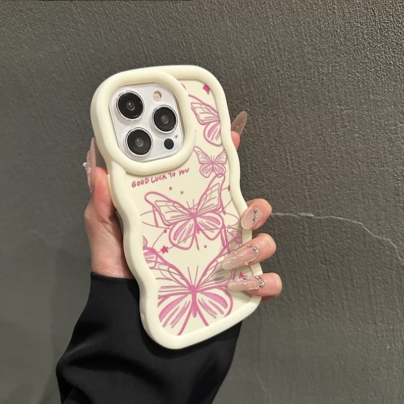 Capinha Samsung S26 Ultra Feminina Silicone Ondulada Anti Impacto Colorida S25 S24 A56 A55 A37 iPhone 17 Pro Max #146