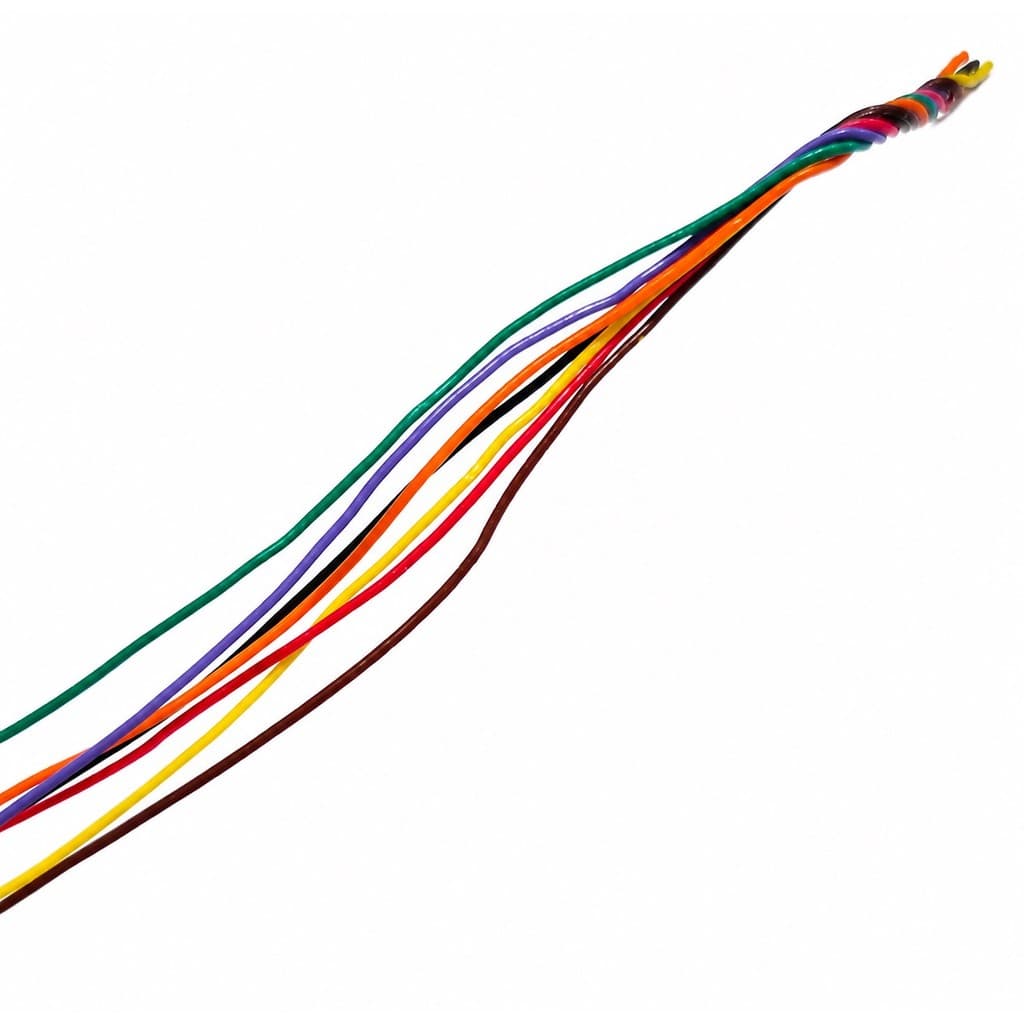 2m x Fio Solido 0,05mm2 30 Awg Sn com 8 Cores Wire Wrapping