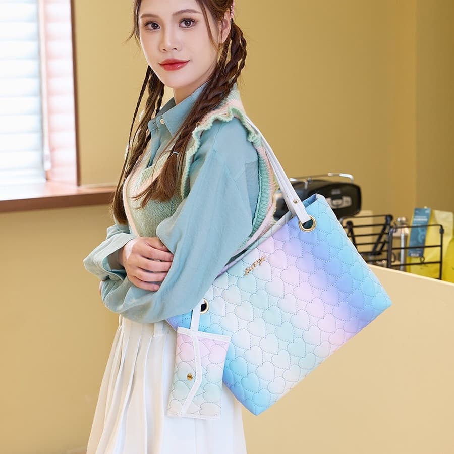 Nova Bolsa Transversal de Nylon Coreana, Bolsa de Ombro, Estilo Simples, Hobo FP10