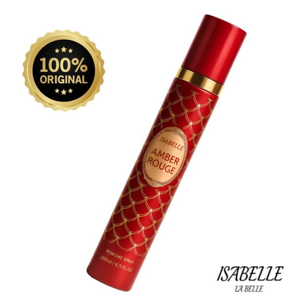 BODY SPLASH ISABELLE LA BELLE AMBER ROUGE ORIGINAL 300ML