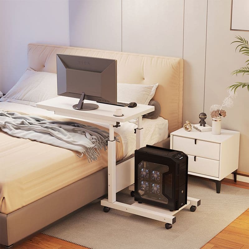 Mesa de cabeceira móvel simples pequena mesa quarto casa estudante simples cama elevador dormitório pessoas preguiçosas