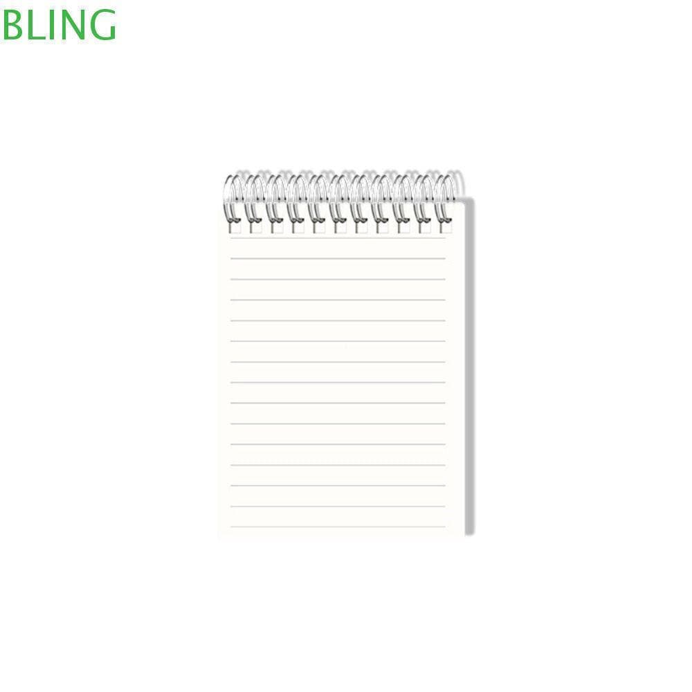 Bloco De Notas Espiral BLING , Grades A4/A5/A6/B5/Caderno De Bobina De Linha Em Branco/Horizontal , Livro De Diário Com