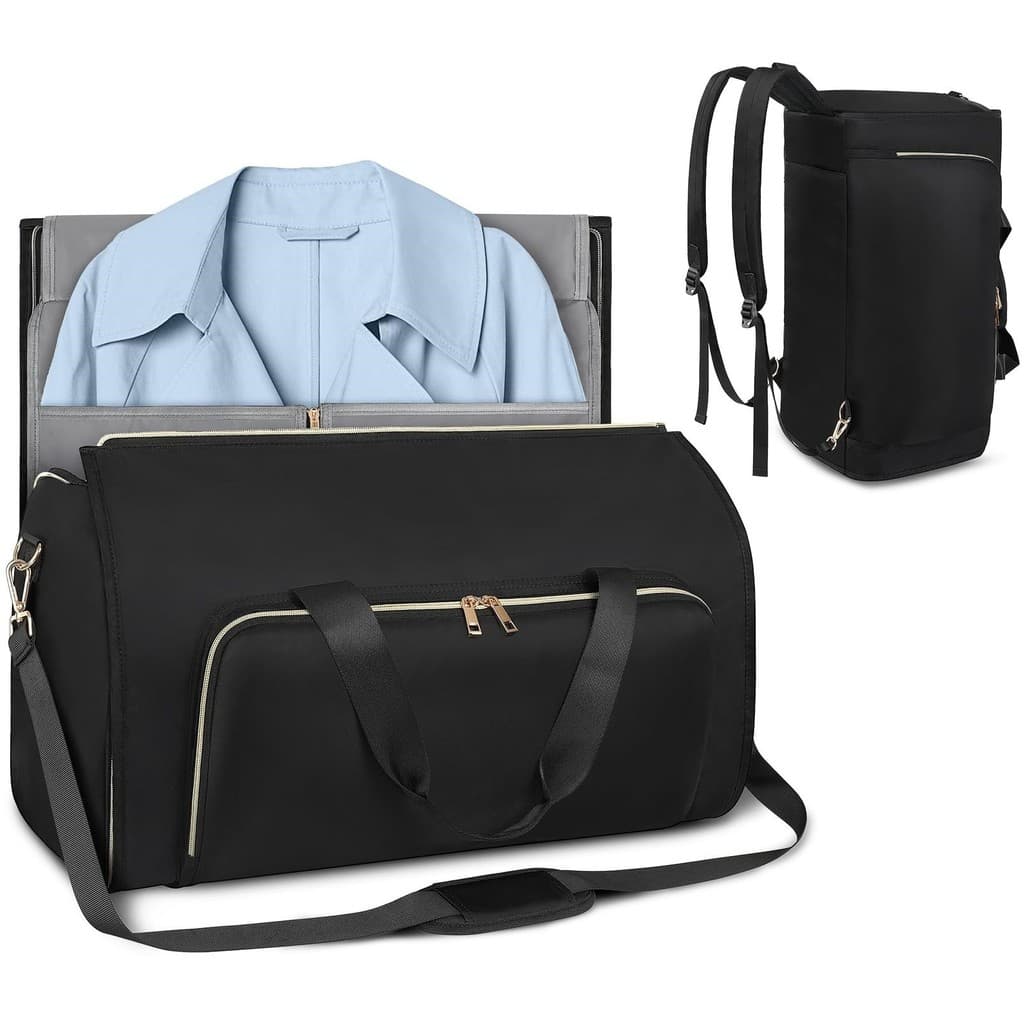 Estoque pronto Bolsa de viagem Amazon Bolsa de roupas conversível Bolsa de roupas dobrável resistente ao desgaste pode s