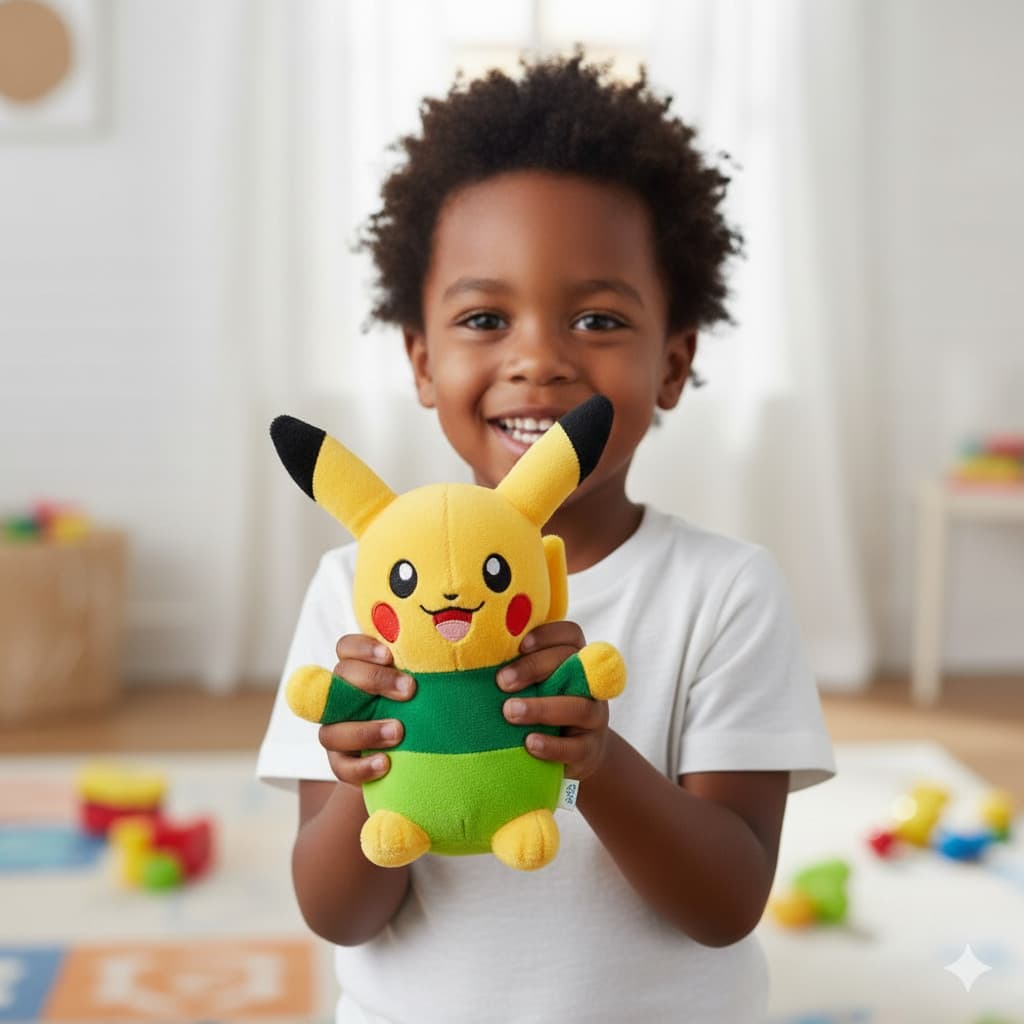 Pikachu de pelucia 26cm presente para crianças de todas as idades dia das crianças natal