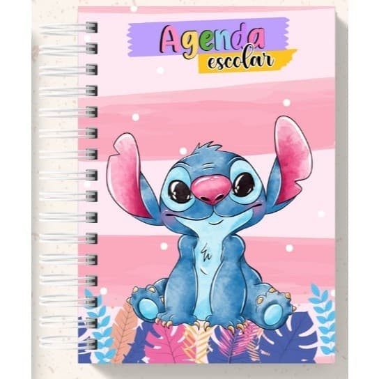 Agenda Escolar Stitch 2026 Personalizada C/NOME