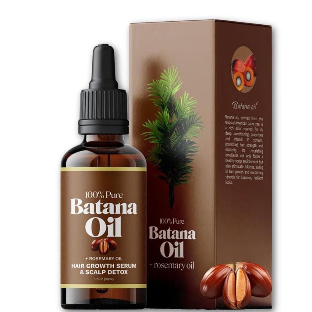 O óleo capilar Batana promove o crescimento do cabelo, 100% óleo de Batana hondurenho orgânico, contém alecrim, realça o
