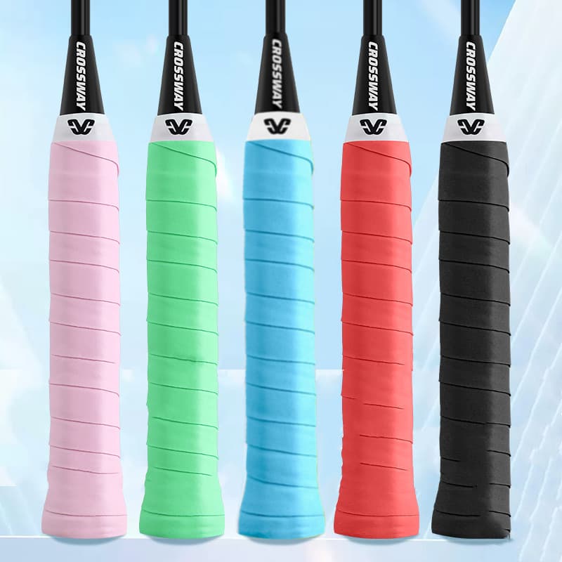 Profissional Badminton mão borracha raquete de tênis cinto absorvente de suor Anti-deslizamento plana laminado vara de p