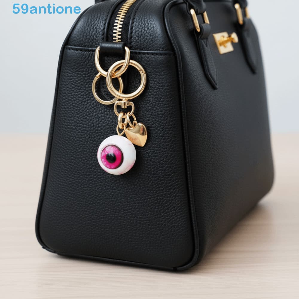Chaveiro ANTIONE Demon Eyeball , Pingente De Bolsa Luminosa Engraçada , Porta-Chaves De Carro Com Tema De Halloween Em R