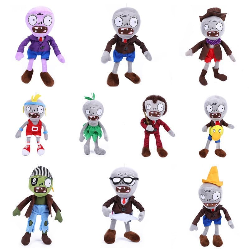 < Disponível > 30CM Plantas vs Zombies Toys Doll Dancing Pirate Plush Presente De Brinquedo Macio Para Crianças