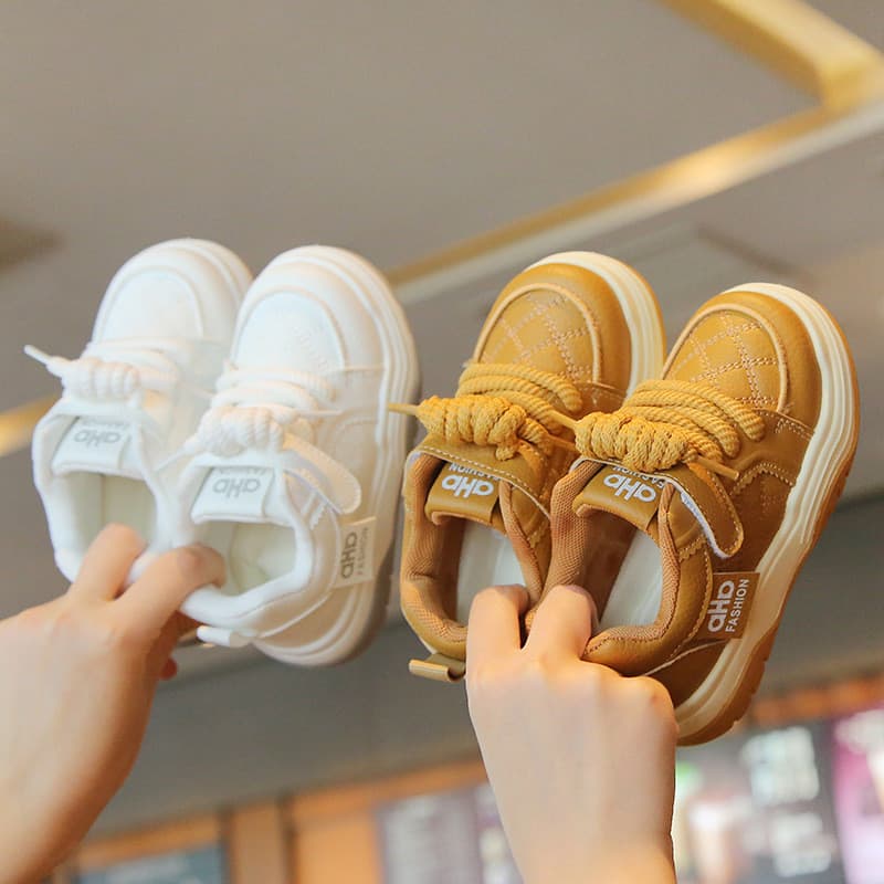 Crianças crianças sapatos 2026 novo estilo primavera estilo bebê branco meninos tênis meninas sapatos brancos crianças d