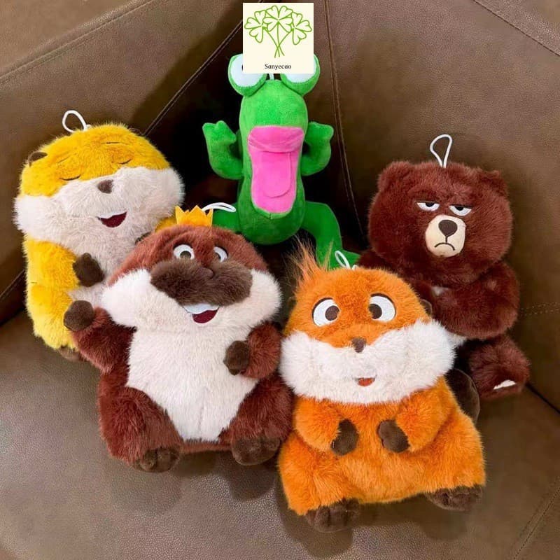 Chaveiro De Pelúcia Sanyechaoboonie Bears , Pingente De Bolsa De Boneca Marmot De Sapo De Duas Bocas Grandes Bicho De De