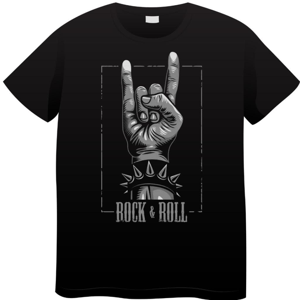 Camisa, Camiseta, Rock and Roll, Envio Rápido, 100 % Algodão Presente Nova