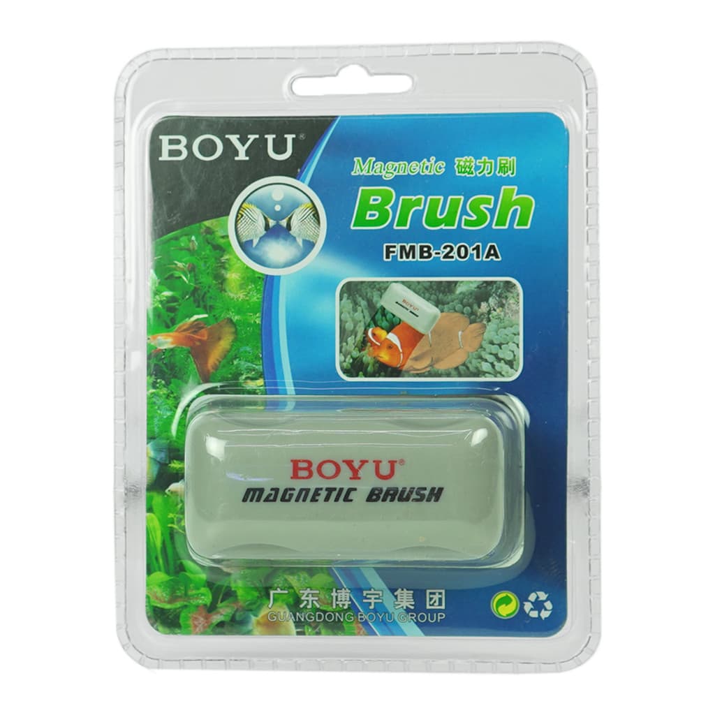 LIMPADOR MAGNETICO FLUTUANTE BOYU FMB-201A/B-1021 MINI (P/ 3MM)