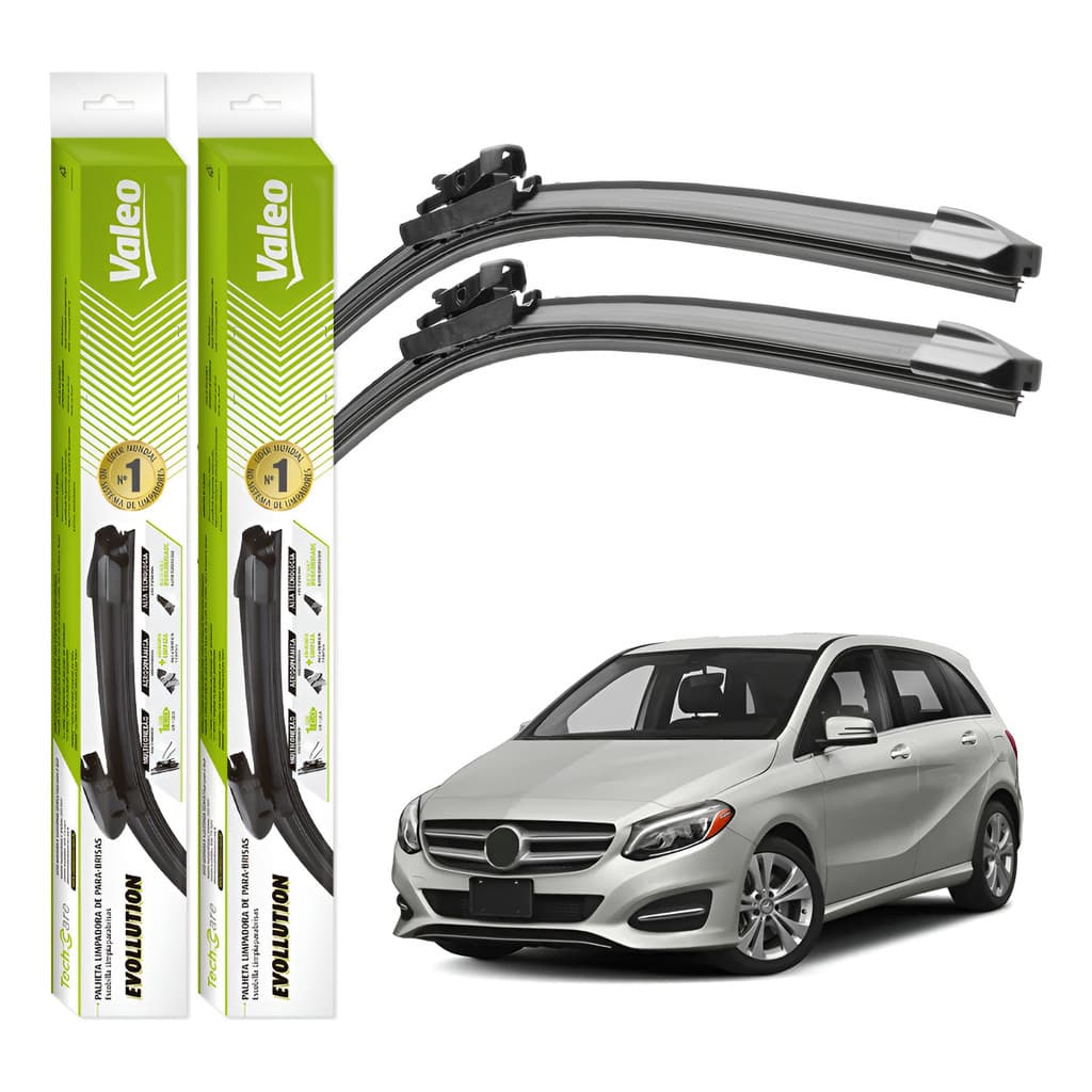 Par Palhetas Limpador Parabrisa Valeo Classe B 2005 A 2016