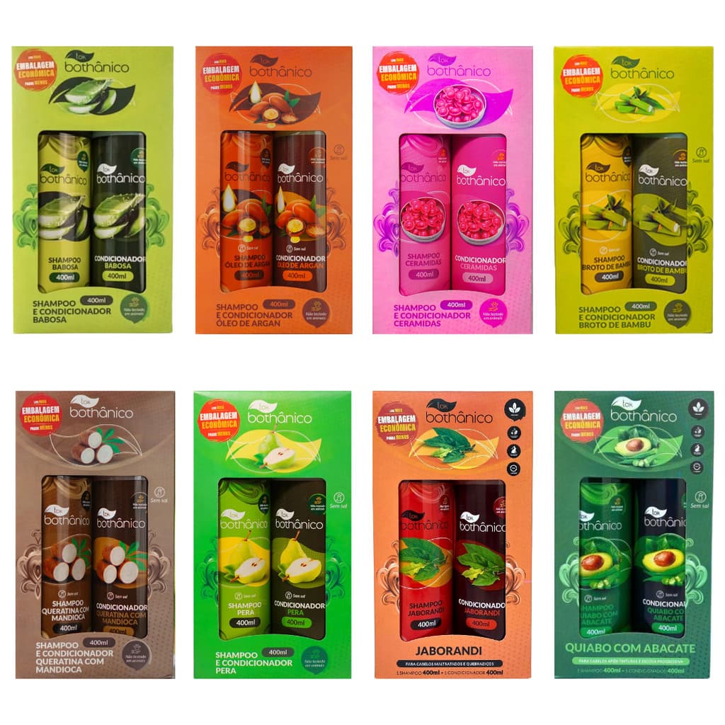 Kit Shampoo+Condicionador Tok Bothânico 400ml