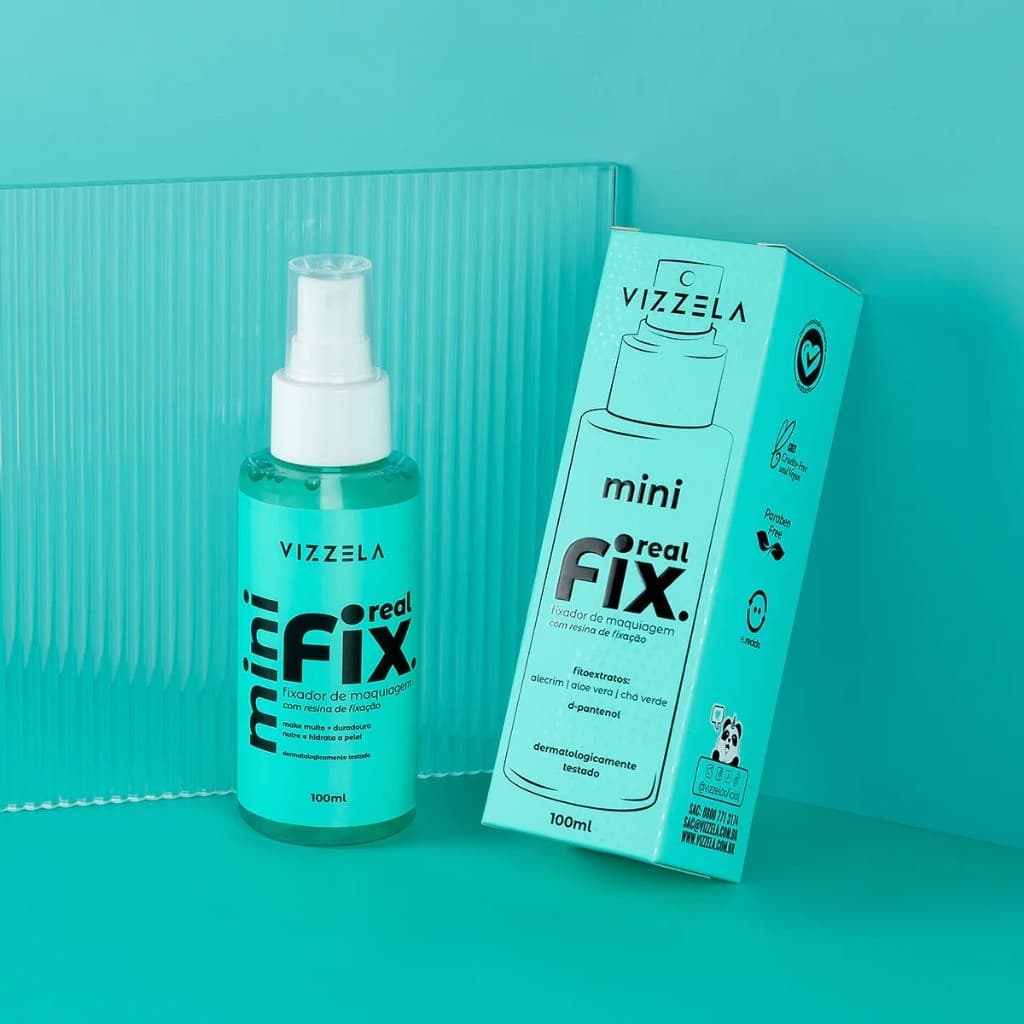 Bruma Fixadora Mini Fixador Maquiagem Spray 100ml Vizzela