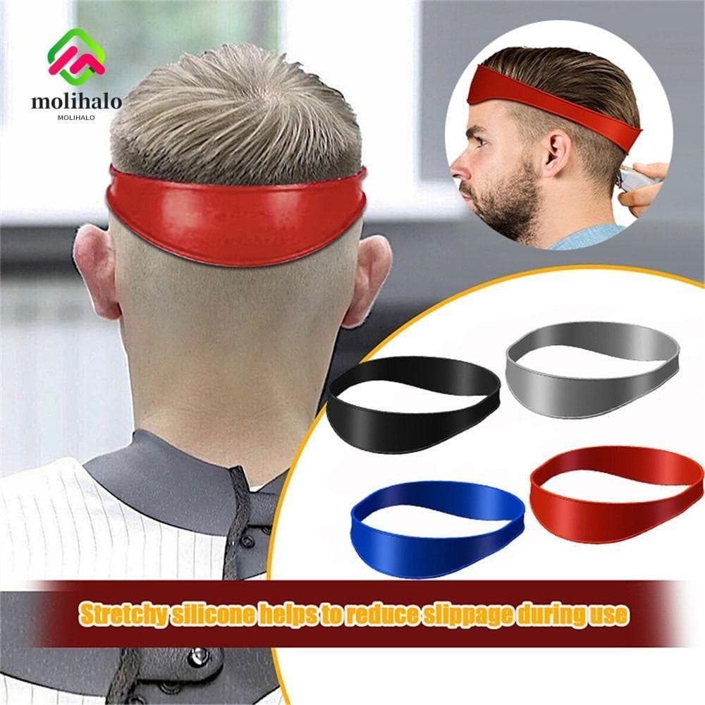 MOLIHALO Casa Corte De Cabelo DIY Profissional Portátil Curvado Bandana Guia De