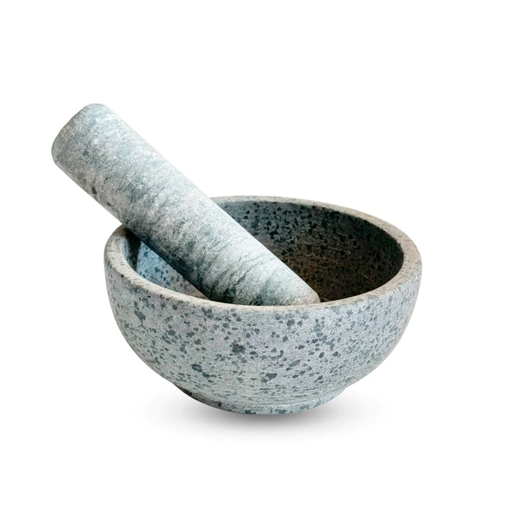 Pilão Almofariz de Pedra sabão com 14 cm de diâmetro Rustico Natural Resistente Com Acabamento Perfeito Ideal