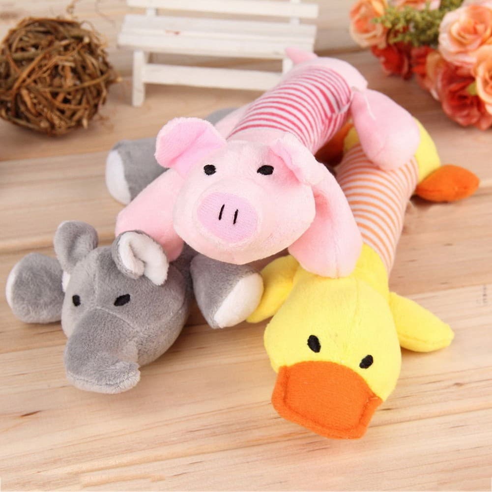 Jsbrinquedo De Pelúcia Com Bola Pato/Elefante Para Animais De Estimação