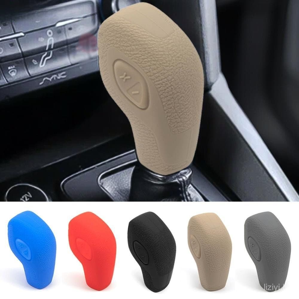 GRANDSTORE Silicone Caso De Carro Engrenagem Cabeça Shift Colares Knob Apertos Capa Alavanca De Mudança Decoração Para F