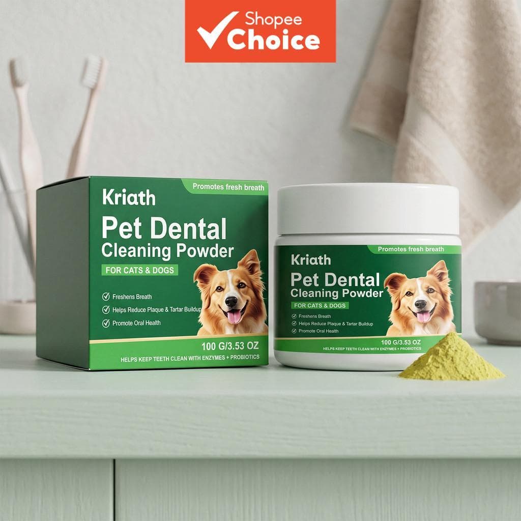 Pó Para Dentes De Animais De Estimação 100g , Fórmula Probiótica De Hortelã Alimentação Diária , Pasta De Dente Cães , R