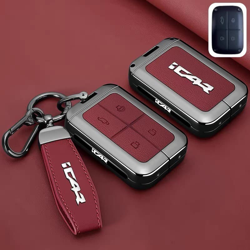 Adequado para Chery ICARV23 chave capa 25 V23 captador nova entidade Bluetooth controle remoto caso fivela do carro