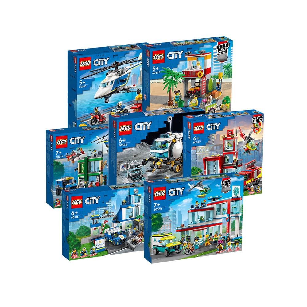 LEGO LEGO Building Blocks City Series Meninos Meninas Montadas Brinquedos Infantis Presentes de Aniversário
