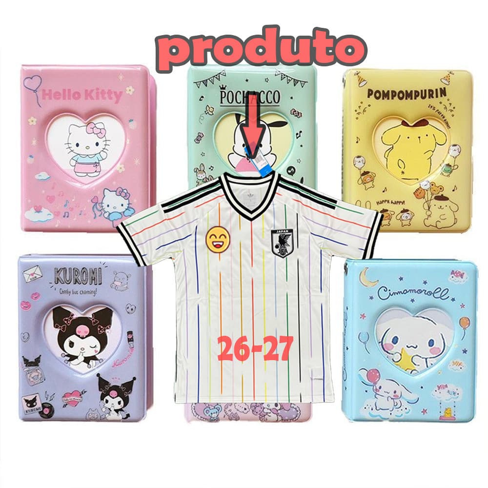 Álbum de Fotos Mini Sanrio com 40 Bolsos, 3 Polegadas, para Instax Polaroid, Porta-Cartões de PVC, mymelody, Kuromi, Cin