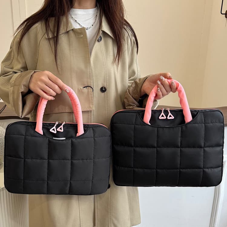 Computador de Nylon à prova d'água Bolsa Bolsa para Notebook com proteção espessada