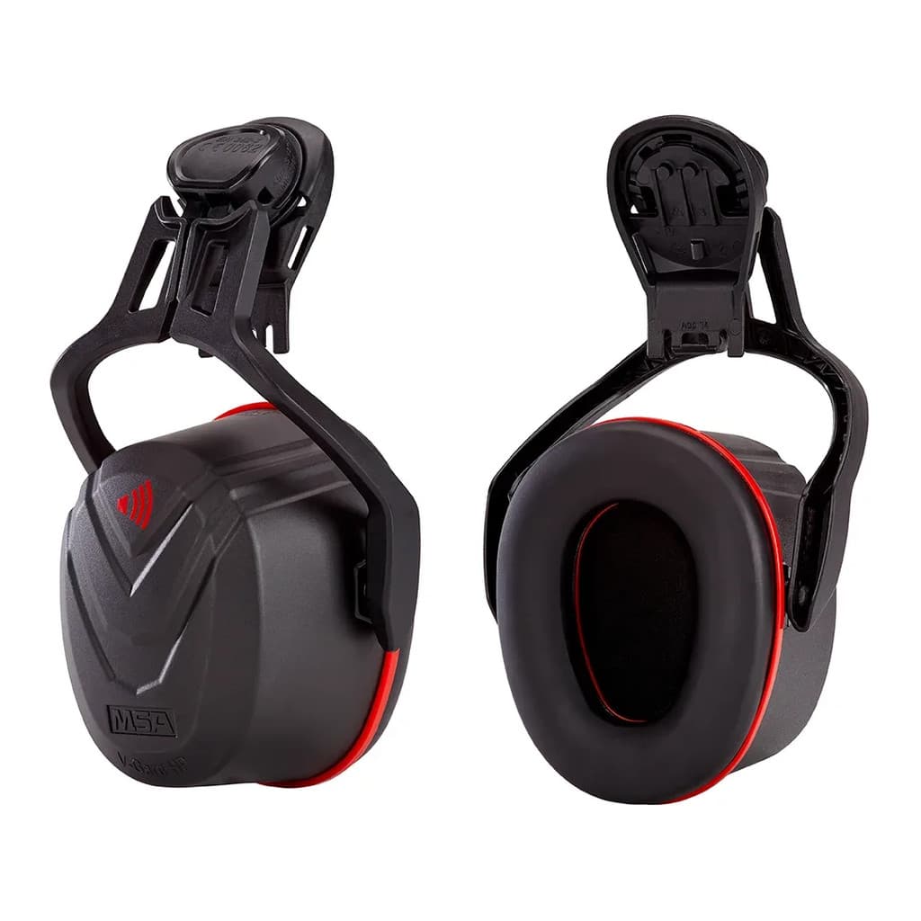 Abafador De Ruído Acoplável  Capacete V-Gard HP MSA Alta Atenuação 24dB Protetor Auricular EPI Segurança Profissional