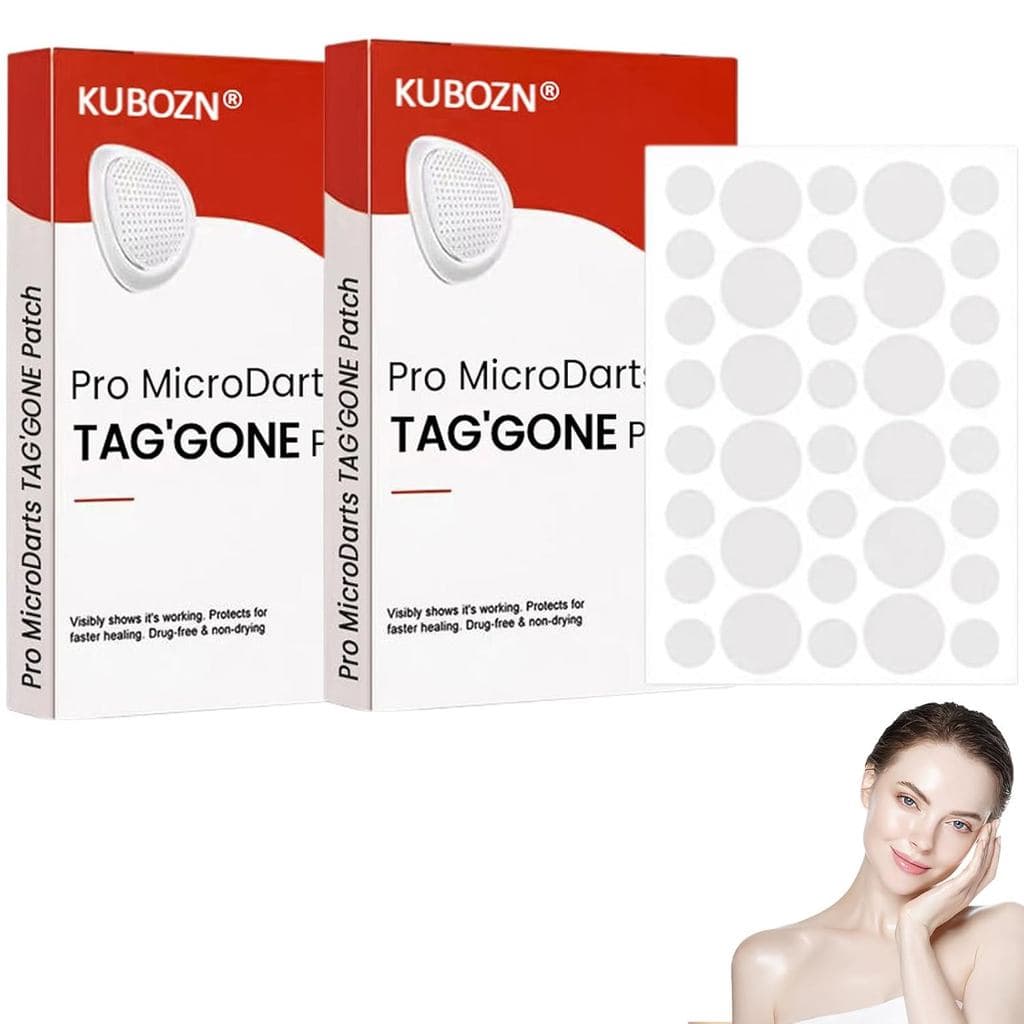 Kubozn Pro Microdarts Nano Patch, Adesivo Natural para Cuidados com a Pele e o Rosto, KUBOZN Pro MicroDarts Patch, Adequ