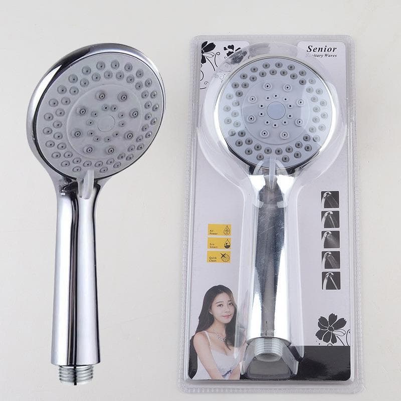 Cabeça de chuveiro grande saída de água cinco funções cabeça de chuveiro conjunto de três peças aquecedor de água cabeça