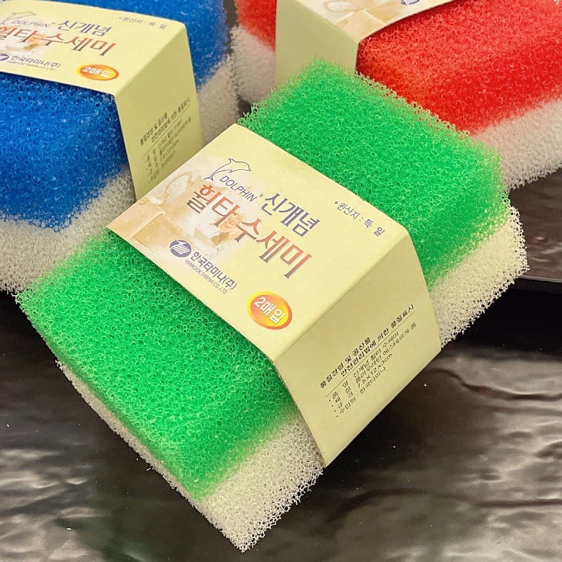 Estilo coreano casa pia da cozinha limpeza sem escória bucha prato pano engrossado esponja escova antiaderente pote ferr